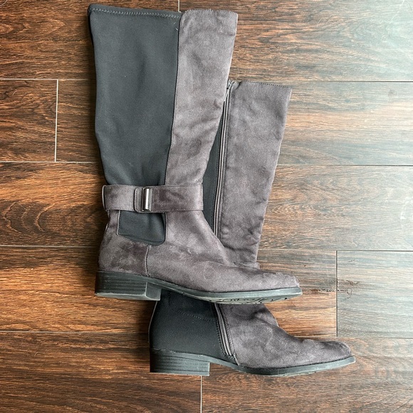 Lane Bryant Shoes - Lane Bryant tall black boots wide calf 9 wide